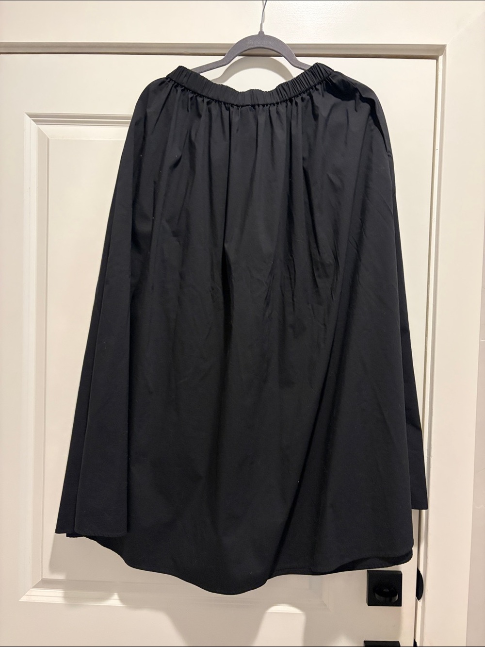 Philosophy Black A-Line Elastic-Waist Skirt
